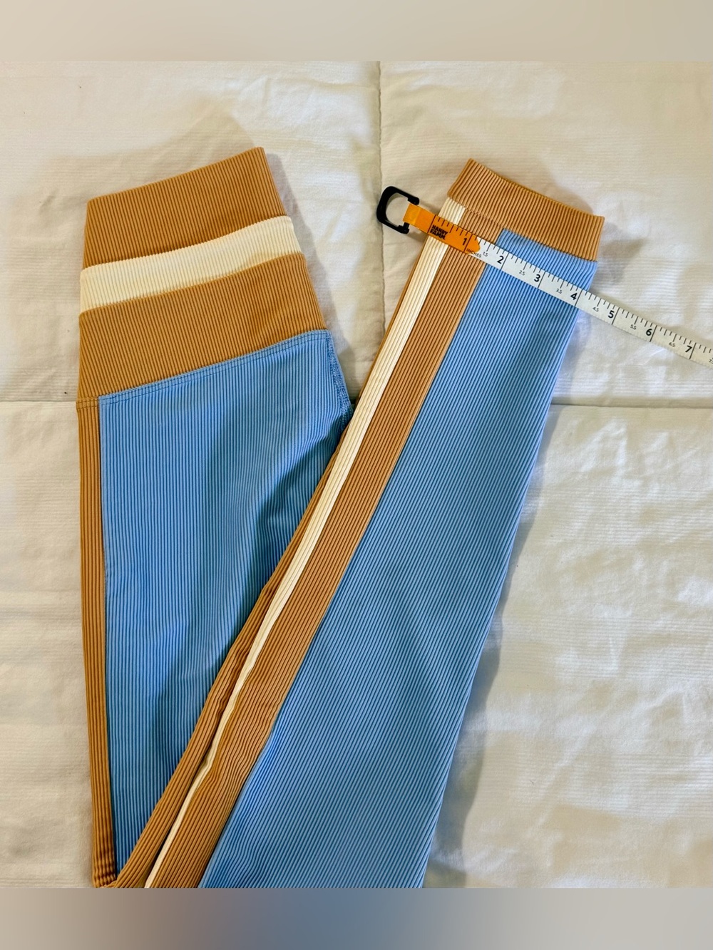 Beach Riot Sport Ribbed MELINDA Racer Stripe Leggings size S